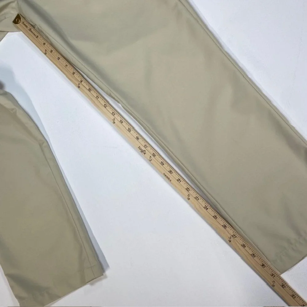 RLX‎ Ralph Lauren Mens Golf Pants Tan Straight Fit 36x34 Polyester